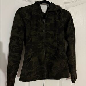 Lululemon Camouflage Zip-Up Hoodie